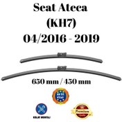 Resim Seat Ateca Kh7 2016 2017 2018 2019 Uyumlu Ön Cam Muz Tipi Silecek Süpürgesi Seti 650/450mm Silbak 