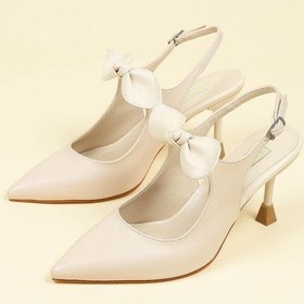 Resim Fiyonklu Arkası Açık Stiletto Ten-ten Ten 