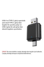 Resim Powermaster PM-27447 Kablosuz Carplay - Android Auto Çevirici Dönüştürücü Adaptör İki Girişli USB - 