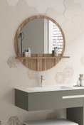 Resim Resmo Ceviz Raflı Banyo Aynası Koridor Dresuar Konsol Duvar Salon Mutfak Çocuk Yatak Odası 