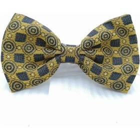 Resim Gold Siyah Desenli Farfallina Papyon Altın - Siyah 