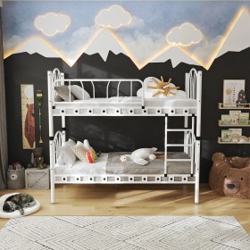 Resim Argimo Bella Genç Çocuk Odası Metal Ranza 