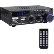 Resim Yaozixa 12v Bluetooth Oto Ve Ev Ses Amfisi - 30w+30w Güç, Alüminyum Gövde, Avrupa Şarj Aleti Siyah 