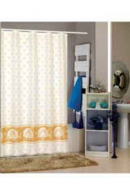 Resim Evdy Günce Duş Perdesi 4077 Midye Çift Kanat 2x100x200cm 