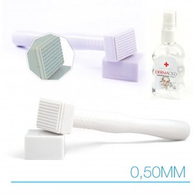 Resim 140 İĞNE 0,50MM İĞNE UZUNLUĞU DERMASTAMP DERMA STAMP SAÇ VE YÜZ BÖLGESİ - TEMİZLEME ÜRÜNÜ HEDİYELİ! 