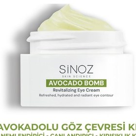 Resim Sinoz Avokado Bomb Nemlendirici Canlandırıcı Göz Kremi 15 ML 
