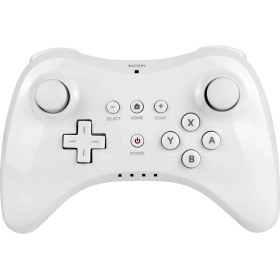 Resim Jingyi Wii U Denetleyici, USB Şarj Kablosu ile Wii U Pro Denetleyicisi Için Şarj Edilebilir Bluetooth Çift Analog Denetleyici Gamepad (Yurt Dışından) 