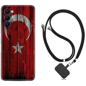 Resim Tecno Camon 18 Kilif Boyun Askili Sanli Türk Bayragi 2 1317 542857839 
