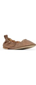 Resim Bueno Shoes Bakır Parlak Deri Kadın Düz Babet 30WA242231 30WA242231 