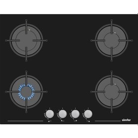 Resim Simfer Steam Master 8244 + 3653 2'li Ankastre Set Siyah 