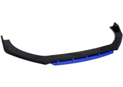 Resim Universal Megane Ön Tampon Altı Lip ABS Plastik 4 Parça Mavi 