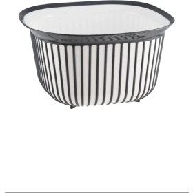 Resim Linea Kare Çizgi Desenli Kase 4 Lt -BNM-3712 