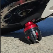 Resim 1 Çift Evrensel Ön Süspansiyon Koruma Kupa Çerçevesi Kaydırıcı - Motosiklet, Scooter ve E-Bisiklet için Alüminyum ve ABS Düşme Koruyucu 