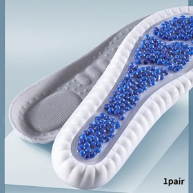 Resim 1 Çift Tam Dolgu Alt Popcorn Hava Yastıklı İçlik, Spor İçin Şok Emici Koşu Tabanlığı, Çevik ve Esnek, Şık Dikişsiz Kaplamalı 