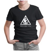 Resim Multifandom Symbols - District Siyah Çocuk Tshirt 