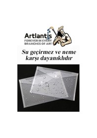 Resim A3 Çıtçıtlı Dosya Şeffaf 1 Adet A-3 Çıtçıtlı Zarf Dosya Transparan 47x33.5 cm Büyük Boy Çıtçıtlı Dosya 