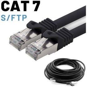 Resim Irenis CAT7 Kablo S/FTP LSZH Ethernet Network Lan Ağ Kablosu 3 M-Siyah 