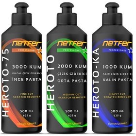 Resim Netfer 3'lü Pasta Set - 3x500 Ml 