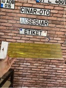 Resim Çınarotoaksesuaretiket Tofaş Hayalet Gösterge Camı (sarı ) 