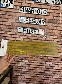 Resim Çınarotoaksesuaretiket Tofaş Hayalet Gösterge Camı (sarı ) 