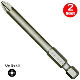Resim İzeltaş Bits Uç Yıldız Matkap Vidalama Ucu Pz2 X 100 Mm - 2 Adet 