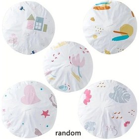 Resim Gateesat 1 Adet Su Geçirmez Yuvarlak Fan Toz Kılıfı, Baskılı Elektrikli Fan Toz Örtüsü 