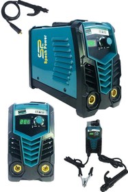 Resim Spech Power 200 Amper Dijital Gösterge Çift Kart Soğutmalı El Tipi Çanta Invertör Kaynak Makinesi 