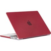 Resim Arabulalaca Macbook Air 13 2020 A2179 Koruma Karbon Desenli Kılıfı Hardcase Kapak 
