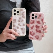 Resim Sonbahar ve Kış Peluş Leopar Desenli Apple için Uygun Tam Koruma Anti-düşme Koruyucu Kılıf iPhone 15 14 13 12 11 XR X 8 7 Plus Pro Max için Yaratıcı Niche 