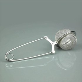 Resim Kitchen Soft Paslanmaz Çelik Çay Süzgeci Maşalı Estetik Sunum İçin Tasarlandı 