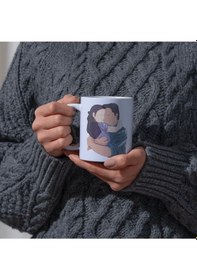 Resim Baskılı Kupa Bardak Fotoğraflı & Tasarımlı Seramik Kahve Kupası 69 Beyaz 