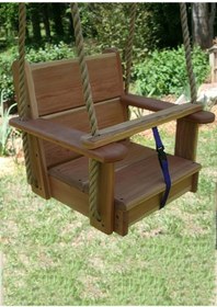 Resim Bamena Wood Yumion Ahşap Salıncak 