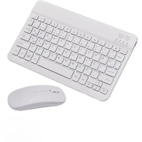 Resim VOOKA Bluetooth Kablosuz Klavye Ve Mouse Seti Kablosuz Klavye Renkli 150h Şarjlı 