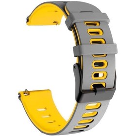 Resim Samsung Galaxy Uyumlu Watch Active 2 44mm 20mm Karışık Renkli Silikon Saat Kordonu 