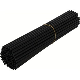 Resim Hightower 72 Parça Siyah Motorcycle Jant Sargısı - Dirt Bike Bisiklet Tekerlek Koruma - Çizilme Darbe Dayanıklı 