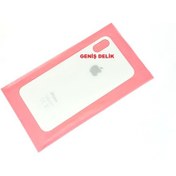 Resim İphone XS Arka Pil Batarya Kapağı (CAM) BEYAZ 