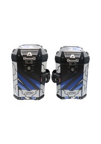Resim Gp Kompozit Dsn08 Universal 40 Lt X 2 Desenli Alüminyum Motosiklet Yan Çanta Seti Diğer 