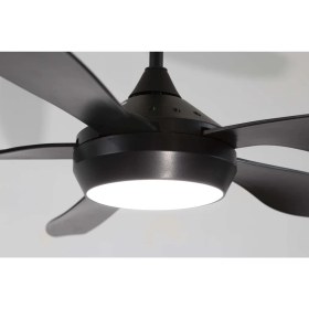 Resim Alsanfan Style Siyah Aydınlatmalı Uzaktan Kumandalı Tavan Vantilatörü 