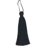 Resim Püskül Tekli 5 cm 1 Adet Siyah 