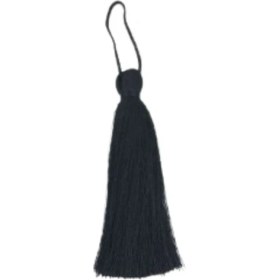 Resim Püskül Tekli 5 cm 1 Adet Siyah 