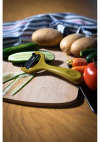 Resim Solingen Simli Gold Sapan Soyacak Paslanmaz Alman Çeliği, Ergonomik Sap, Yüksek Keskinlik-210 Sarı 