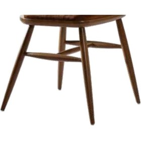 Resim Bengimobilya Sandalye Zus205 Damla Sırtlık Model Parlak Ceviz Boya Ahşap Kayın 