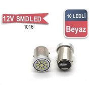 Resim Carub Ampul 12v 1016 10 Smd Led Beyaz 1 Ad 