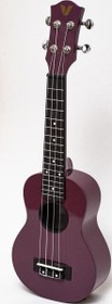 Resim Valler UK110 Krom Burgu Mor Soprano Ukulele 