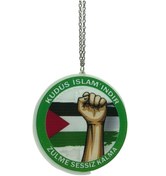 Resim TKY Filistin Kudüs Islamındır Zulme Sessiz Kalma Dikiz Ayna Süsü 