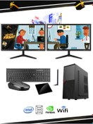 Resim RAMTECH BİLGİSAYAR Of590-101 Ekstra I5-9400 16ram 512ssd 1tb-hdd R5230-2gb 21,5 Inç Dual Monitör Office Pc 