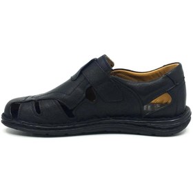 Resim Luis Figo 3240 Ortopedik Hakiki Deri Comfort Taban Erkek Sandalet Ayakkabı 