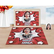 Resim Kişiye Özel Canım Annem Karikatürlü 1000 Parça Profesyonel Puzzle Diğer