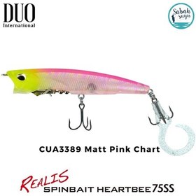 Resim Duo Realis Spinbait Heartbee 75ss Cua3389 Matt Pink Chart 