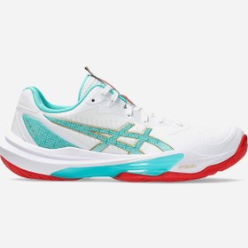 Resim Asics SKY ELITE FF 3 Kadın Beyaz Voleybol Ayakkabısı 1052A088-960 